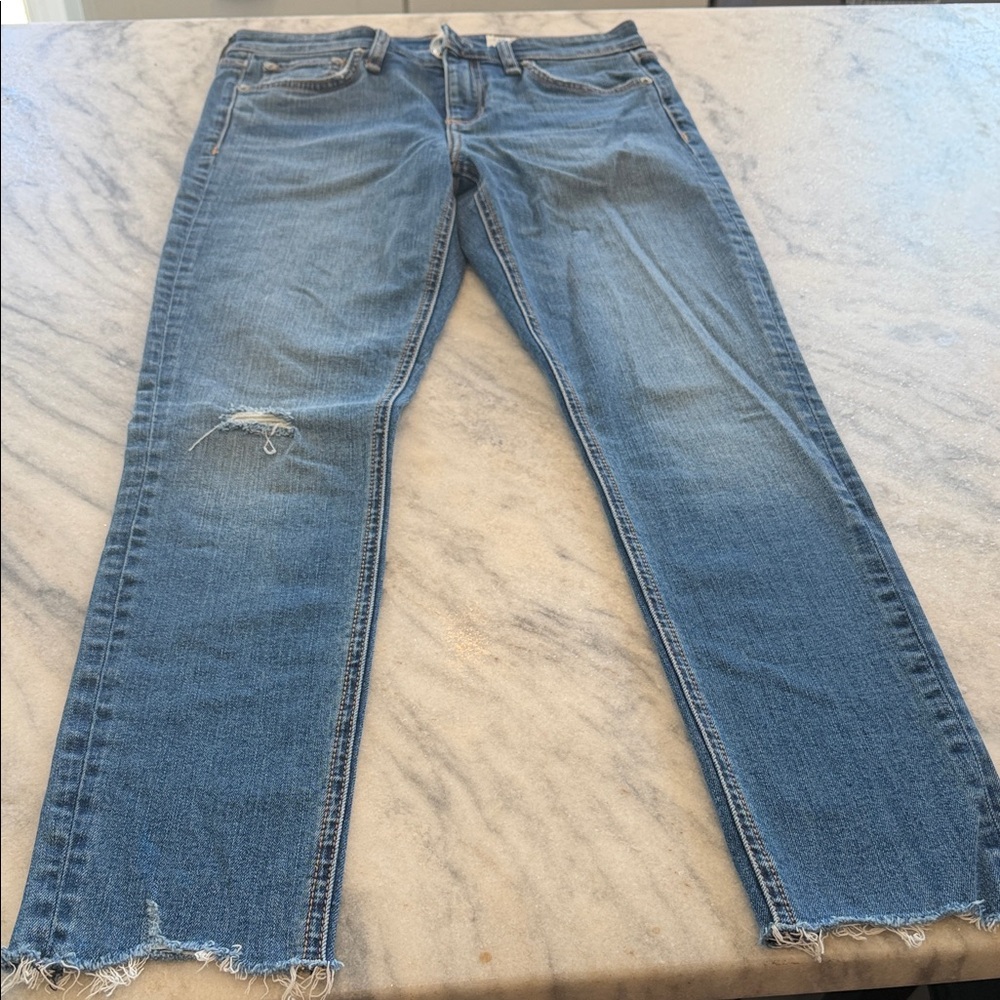 rag & bone cate mid-rise ankle skinny size 26
